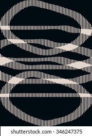 Abstract grunge vector background. Monochrome composition of irregular geometric shapes.