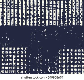 Abstract grunge vector background. Monochrome composition of irregular geometric shapes