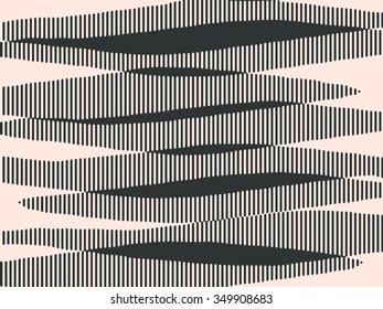 Abstract grunge vector background. Monochrome composition of irregular geometric shapes