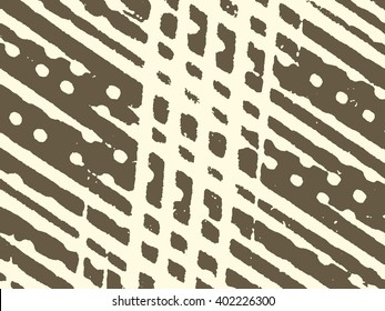 Abstract grunge vector background. Monochrome composition of irregular overlapping shapes created using handmade camera-less photographic print.