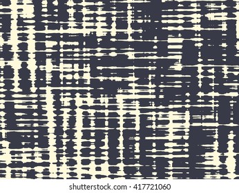 Abstract grunge vector background. Monochrome horizontal composition of irregular geometric shapes created using handmade camera-less photographic print.