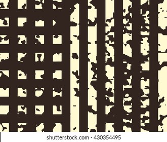 Abstract grunge vector background. Monochrome horizontal composition created using handmade camera-less photographic print.