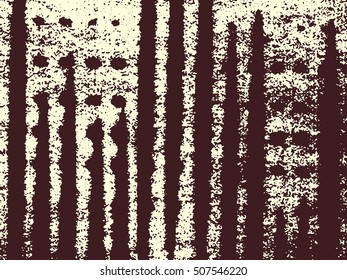 Abstract grunge vector background. Monochrome composition of irregular overlapping graphic elements.
