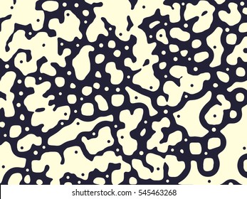 Abstract grunge vector background. Monochrome composition of irregular overlapping graphic elements.