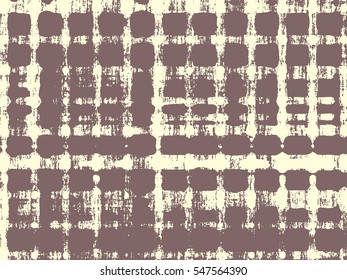 Abstract grunge vector background. Monochrome raster composition of irregular overlapping graphic elements.