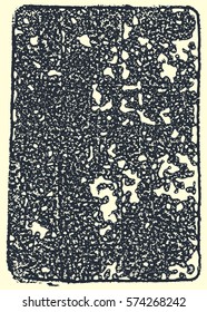 Abstract grunge vector background. Monochrome composition of irregular overlapping  graphic elements.