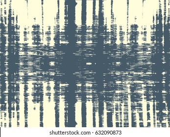 Abstract grunge vector background. Monochrome rectangular composition of irregular repeated graphic elements.