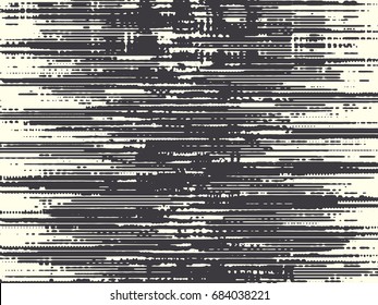 Abstract grunge vector background. Monochrome raster composition of irregular graphic elements.