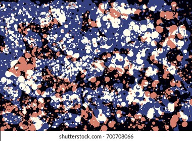 Abstract grunge vector background. Monochrome raster composition of irregular wavy overlapping graphic elements.