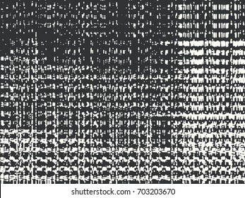 Abstract grunge vector background. Monochrome raster composition of irregular graphic elements.