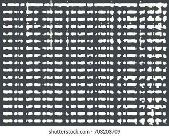 Abstract grunge vector background. Monochrome raster composition of irregular graphic elements.