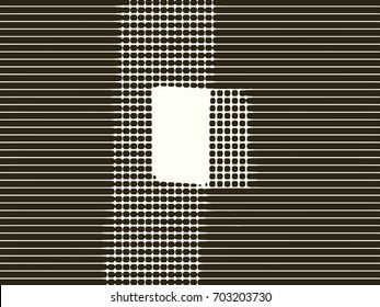 Abstract grunge vector background. Monochrome raster composition of irregular graphic elements.