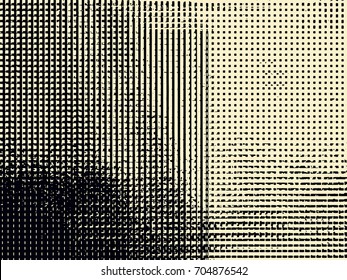 Abstract grunge vector background. Monochrome raster composition of irregular graphic elements.