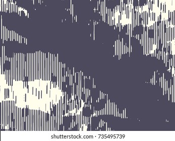 Abstract grunge vector background. Monochrome raster composition of irregular graphic elements.