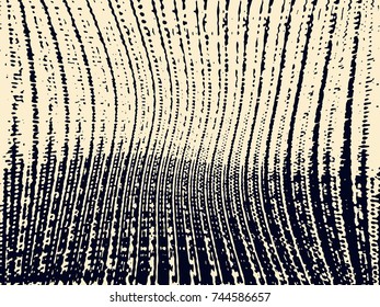 Abstract grunge vector background. Monochrome raster composition of irregular wavy graphic elements.