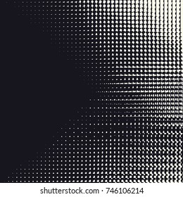 Abstract grunge vector background. Monochrome raster composition of irregular graphic elements.