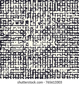 Abstract grunge vector background. Monochrome raster composition of irregular graphic elements.