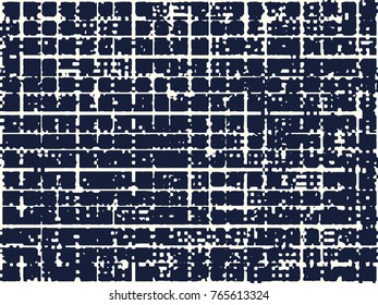 Abstract grunge vector background. Monochrome raster composition of irregular graphic elements.