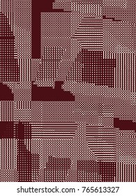 Abstract grunge vector background. Monochrome raster composition of irregular graphic elements.