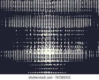 Abstract grunge vector background. Monochrome raster composition of irregular graphic elements.