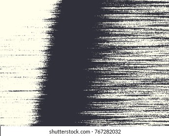 Abstract grunge vector background. Monochrome raster composition of irregular graphic elements.