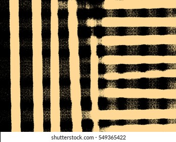 Abstract grunge vector background. Two-tone raster composition of irregular overlapping graphic elements.