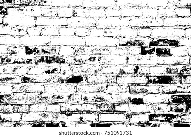 abstract grunge vector brick wall texture