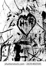 Abstract grunge vector distressed artistic vector pattern background and texture. 