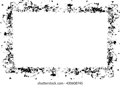 Abstract grunge vector frame background  texture
