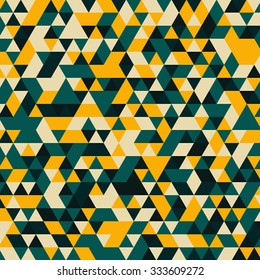 Abstract grunge vector geometric background with triangles