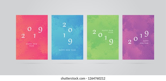 abstract grunge vector new year