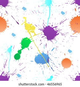 Abstract grunge vector seamless pattern.  For easy making seamless pattern just drag all group into swatches bar, and use it for filling any contours.