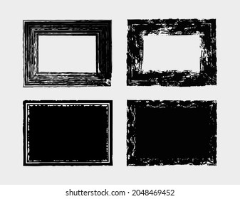 Abstract grunge vintage frame background.