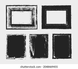 Abstract grunge vintage frame background.