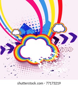 Abstract grunge wave halftone line background