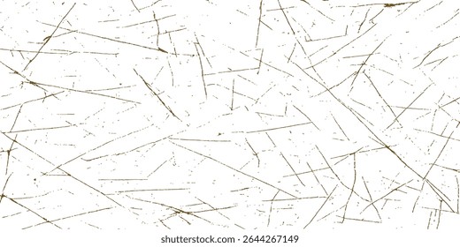 Abstract grunge white background with a vintage paper texture and technical line art illustration	