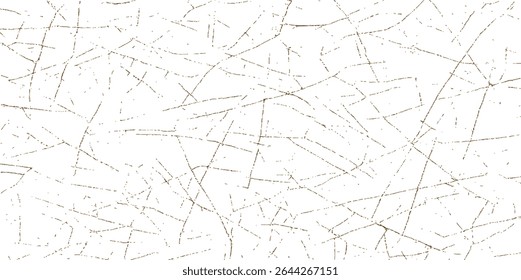 Abstract grunge white background with a vintage paper texture and technical line art illustration	