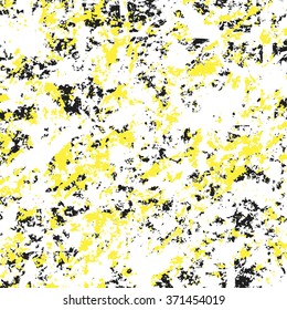 abstract grunge yellow and black vintage texture, watercolor brush stroke texture and background, vector illustration design element