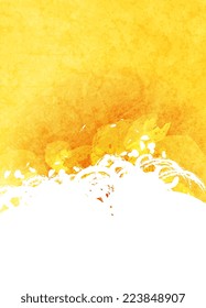 Abstract grunge yellow and white background. Vector design