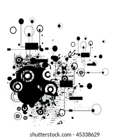  Abstract grungy background