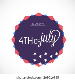 Abstract grungy background in American Flag color for 4th of July American Independence Day.