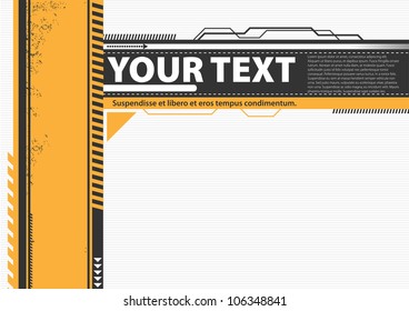 Abstract grungy background. vector.