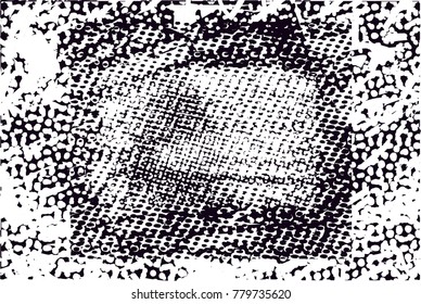 Abstract grungy black and white background texture vector illustration