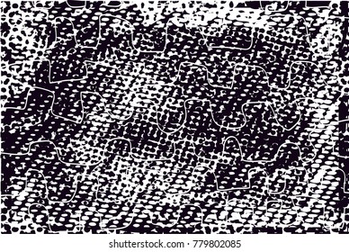 Abstract grungy black and white background texture vector illustration