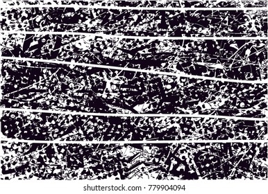 Abstract grungy black and white background texture vector illustration
