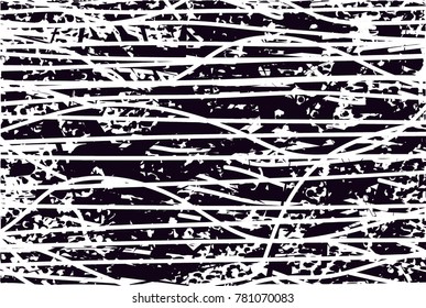 Abstract grungy black and white background texture vector illustration