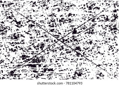 Abstract grungy black and white background texture vector illustration