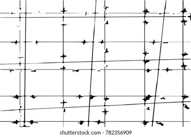 Abstract grungy black and white background texture vector illustration