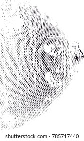 Abstract grungy black and white background texture vector illustration