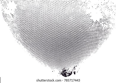 Abstract grungy black and white background texture vector illustration with resemblance of female brest